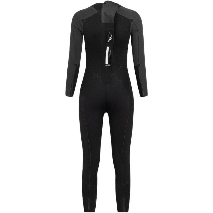 2024 Orca Mujer Vitalis TRN Back Zip Open Water Swim Neopreno NN684601 - Black